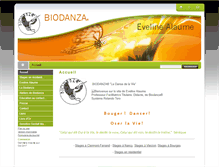 Tablet Screenshot of biodanza-evelinealaume.com